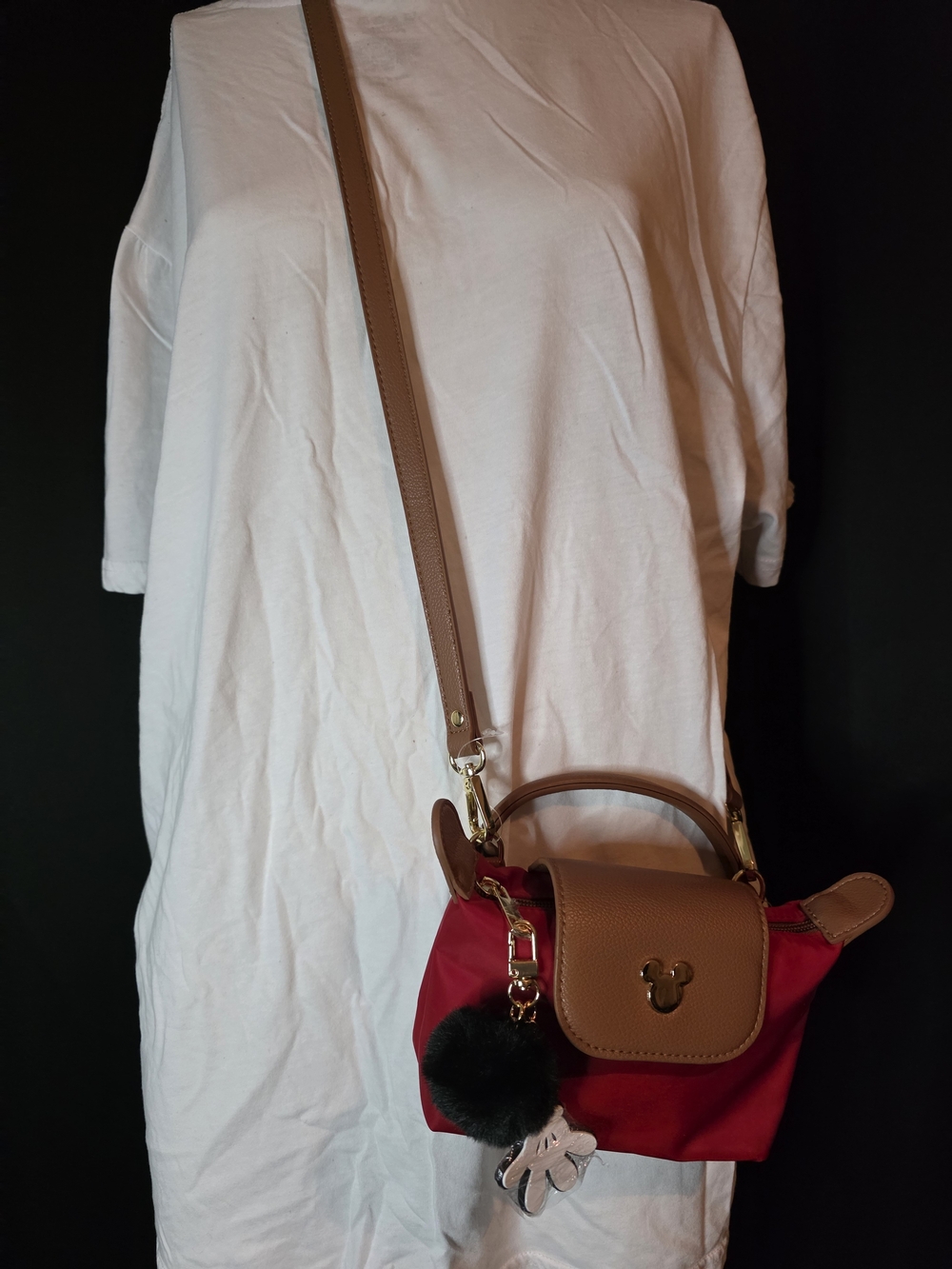 Disney Mickey Mouse Red CrossBody Bag NWT